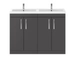 1200mm Floor Standing Cabinet With Double Basin