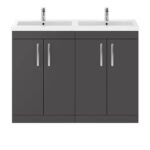 1200mm Floor Standing Cabinet With Double Basin