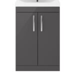 600mm Floor Standing Cabinet With Basin 3