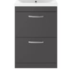 600mm Floor Standing Cabinet With Basin 1