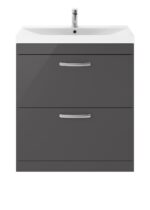 800mm Floor Standing Cabinet With Basin 3