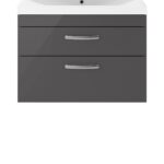 800mm Wall Hung Cabinet With Basin 3