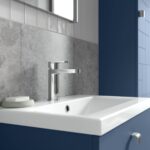 Nuie Binsey Mono Basin Mixer With Push Button Waste - Image 2