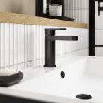 Nuie Binsey Mono Basin Mixer with Push Button Waste - Image 2