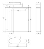 Nuie Binsey High Rise Mono Basin Mixer - Image 2