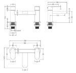 Nuie Binsey Deck Mounted Bath Filler - Image 2