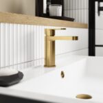 Nuie Binsey Mono Basin Mixer with Push Button Waste - Image 2