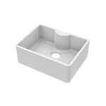 Butler Sink with Central Waste and Tap Ledge 595x450x220