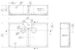 Nuie Butler Sink with Stepped Weir, Tap hole and Overflow 895x550x220 - Image 2