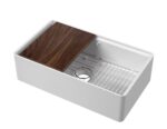 Butler Sink with Ledge, Grid & Chopping Board 795 x 460 x 220mm