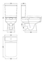 Semi Flush to Wall WC - Image 4