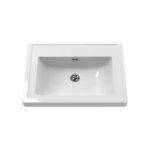 800mm Wall Hung 1 Drawer Vanity & Basin 0TH - Image 2