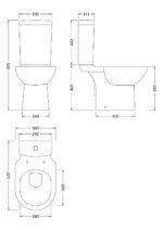 Semi Flush to Wall WC - Image 3
