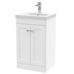 500mm Floor Standing 2 Door Vanity & Basin 1