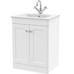 600mm Floor Standing 2-Door Vanity with Basin - 1 Tap Hole