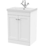 600mm Floor Standing 2-Door Vanity with Basin - 1 Tap Hole