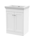 600mm Floor Standing 2 Door Vanity & Basin 0TH