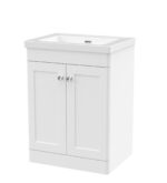 600mm Floor Standing 2-Door Vanity with Basin - 0 Tap Hole