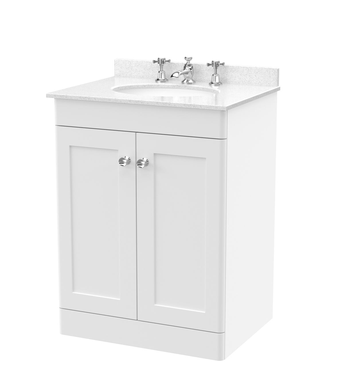 clc125wr3_furniture_v1_co-1.jpg 600mm Floor Standing 2 Door Vanity & Marble Top 3TH - Image 1
