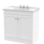 800mm Floor Standing 2 Door Vanity & Basin 3TH