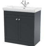 800mm Floor Standing 2-Door Vanity & Basin 1TH
