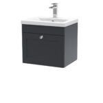 500mm Wall Hung 1 Drawer Vanity & Basin 1