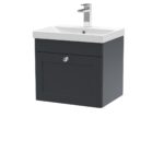 500mm Wall Hung 1 Drawer Vanity & Basin 3