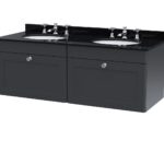 1200mm Wall Hung 2 Drawer Vanity & Marble Top