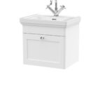 500mm Wall Hung 1-Drawer Vanity & Basin 1TH