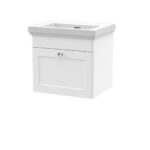 500mm Wall Hung 1 Drawer Vanity & Basin 0TH