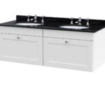 1200mm Wall Hung 2 Drawer Vanity & Marble Top