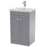 500mm Floor Standing 2 Door Vanity & Basin 3