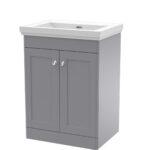 600mm Floor Standing 2 Door Vanity & Basin 0TH