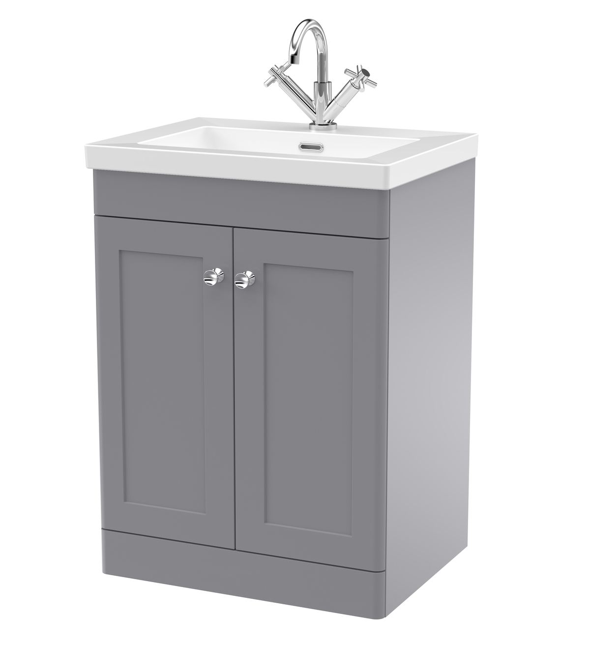 clc225l_furn_v1_co-1.jpg 600mm Floor Standing 2-Door Vanity with Basin - 1 Tap Hole - Image 1