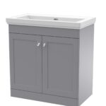 800mm Floor Standing 2 Door Vanity & Basin 0TH