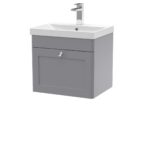 500mm Wall Hung 1 Drawer Vanity & Basin 3