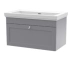 800mm Wall Hung 1 Drawer Vanity & Basin 0TH
