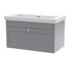 Nuie Classique 800mm Wall Hung 1 Drawer Vanity & Basin 0TH