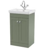 Nuie Classique 500mm Floor Standing 2-Door Vanity & Basin 1TH