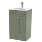 500mm Floor Standing 2 Door Vanity & Basin 2