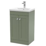 500mm Floor Standing 2 Door Vanity & Basin 1