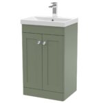 500mm Floor Standing 2 Door Vanity & Basin 3