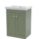 600mm Floor Standing 2 Door Vanity & Basin 0TH