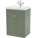 600mm Floor Standing 2-Door Vanity with Basin - 1 Tap Hole