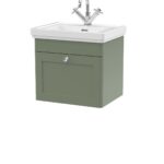500mm Wall Hung 1-Drawer Vanity & Basin 1TH