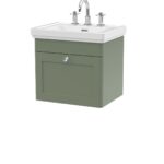 500mm Wall Hung 1-Drawer Vanity & Basin 3TH