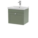 500mm Wall Hung 1 Drawer Vanity & Basin 3