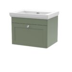 600mm Wall Hung 1 Drawer Vanity & Basin 0TH