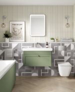 Nuie Classique 800mm Wall Hung 1-Drawer Vanity & Basin 1TH - Image 2