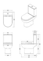 Nuie Isla Compact Pan & Cistern - Image 3